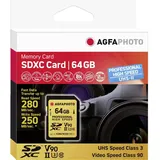 AgfaPhoto SDXC 64GB Class 10 UHS-II V90