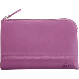 Rhodia Rhodiarama Etui aus Kunstleder Reißverschluss, 11x17 cm Flieder 116541C