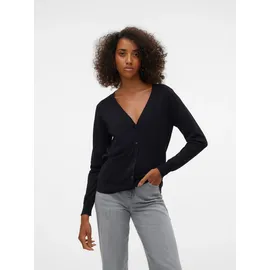 Vero Moda VMSILJE LS V-Neck Cardigan Schwarz S