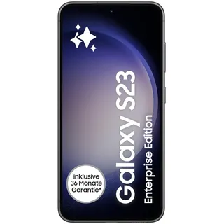 Samsung Galaxy S23 Enterprise Edition, 6,1 Zoll Android Smartphone, 256 GB, 3.900 mAh Akku, Business Handy, Smartphone ohne Vertrag, Phantom Black