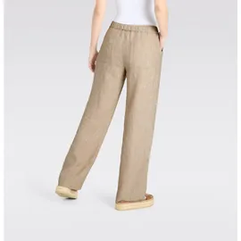MAC Chiara Belt Leinenhose Braun 42 32
