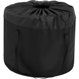 Uniprodo Feuerschale Edelstahl 55x55x48 cm mit Grillrost - Aufbewahrungstasche Feuerkorb