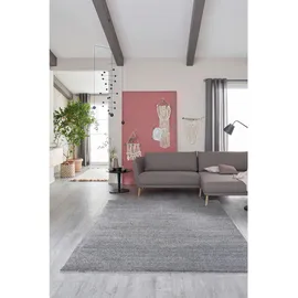 Schöner Wohnen SCHÖNER WOHNEN-Kollektion Webteppich Pure 80 x 150 cm Polypropylen Silber