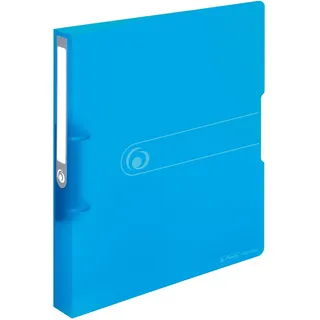 Herlitz Ringbuch 2-Ringe blau-transparent 3,8 cm DIN A4