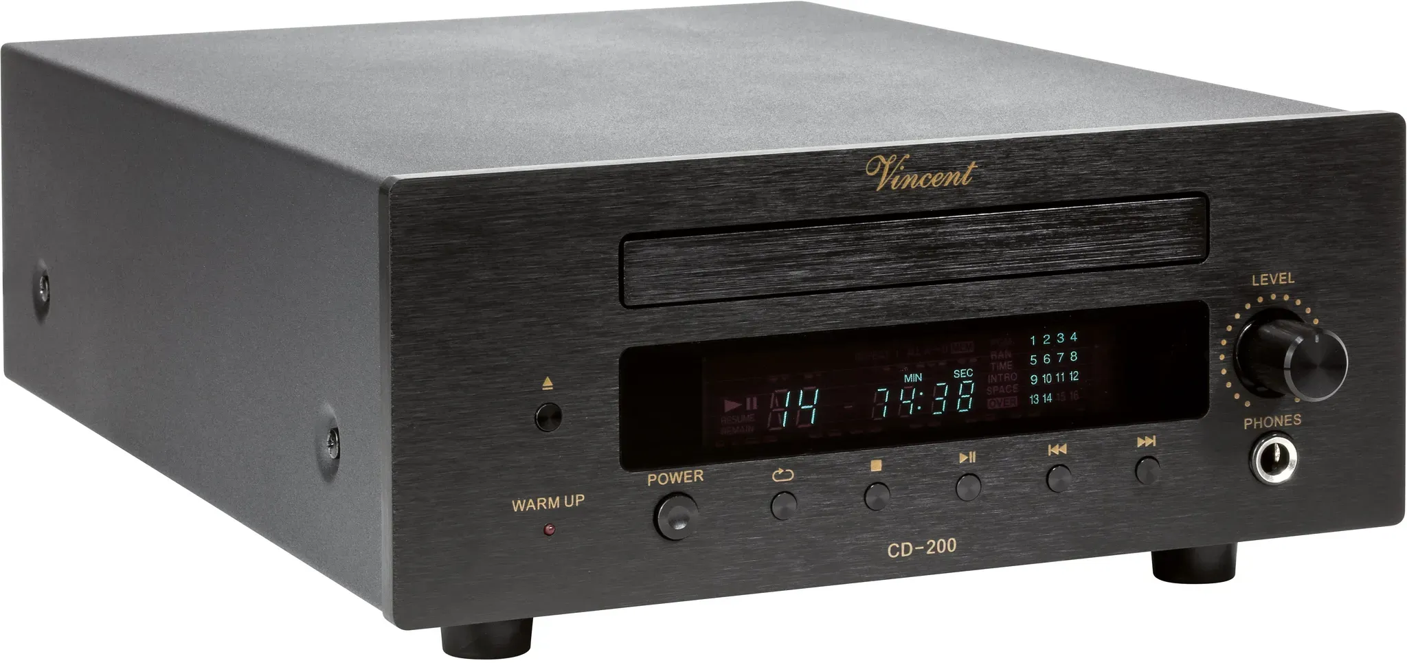 Vincent CD-200 Hybrid CD-Player / Silber