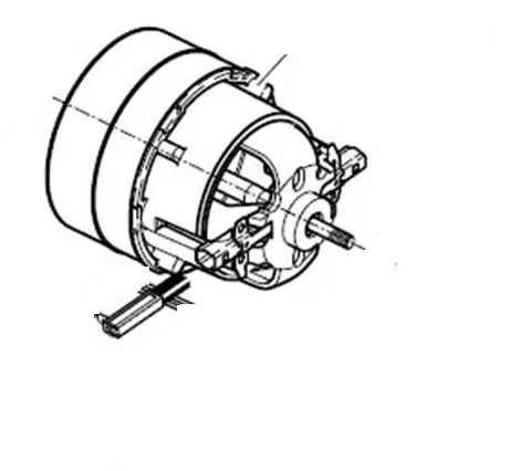 Motor Sebo Gebläsemotor Ametek 220-240W, 890W Sebo Zubehör und Ersatzteile für XP10, XP20, XP30