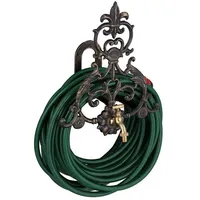 Relaxdays Vintage Schlauchhalter 38,5x23 cm bronze
