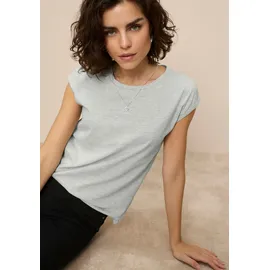 TAMARIS T-Shirt "mit Rundhals und lockerem Schnitt, aus angenehmem Viskose-Jersey", Damen, Gr.