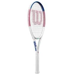 Wilson Tennisschläger Allure 105in/295g/Freizeit 2025 weiss/rosa/blau - besaitet -