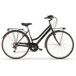 City Bike 28 Zoll  TOURING woman Schwarz SCHWARZ 46