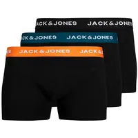 Jack & Jones Trunk (3-St) mit Markenschriftzug am Bund orange|schwarz XL