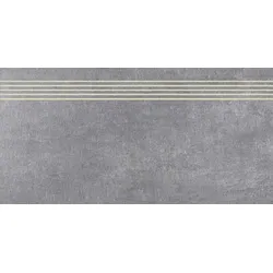 Multi Tahiti Treppenfliese hellgrau 30x60 cm matt DCKSE513.1