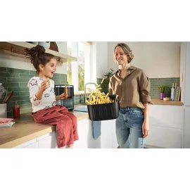 Bosch Serie 6 Heißluftfritteuse MAFS2671B Schwarz 7,2 l