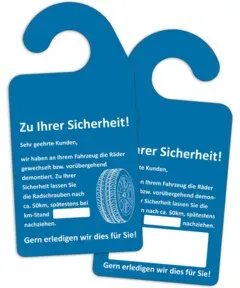 Eichner Kundendienst-Spiegelanhänger