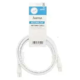 Hama Koaxialkabel 1,5 m Weiß