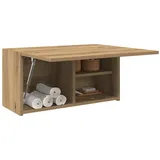 Gecheer Bad-Wandschrank Hängeschrank Badschrank Küchenschrank Medizinschrank Badmöbel Artisan-Eiche 60x25x30 cm Holzwerkstoff