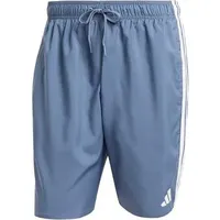 adidas 3-Streifen 8-Inch Badeshorts Preloved Ink/White XXL