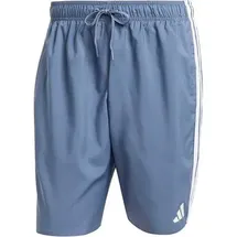 adidas 3-Streifen 8-Inch Badeshorts Preloved Ink/White XXL