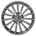 Komet gun metallic mirror 7 5x17 ET40 LK5/112 ML66 6 Alufelge grau