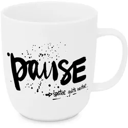 Kaffeebecher Pause aus Keramik ca. 400ml