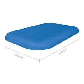 BESTWAY Poolabdeckung 305 x 183 x 56 cm blau 58108