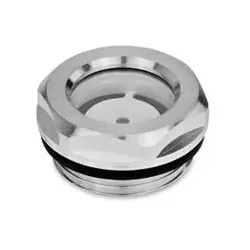 743-32-M40X1,5-A Ölschaugläser, Aluminium / Floatglas