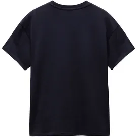 Napapijri T-Shirt S-NINA 941 BLACK BEAUTY mit klassischem Rundhalsausschnitt, aus Baumwolle in Single Jersey blau S (38)