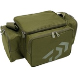 Daiwa Black Widow Compact Tackle Bag, Karpfen-Angeltasche, 52x30x24cm, 18705-055
