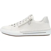 Rieker Slip-Ons Damen Weiß/Silber/Grau 36