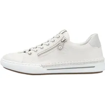 Rieker Slip-Ons Damen Weiß/Silber/Grau 36