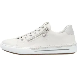 Rieker Slip-Ons Damen Weiß/Silber/Grau 36