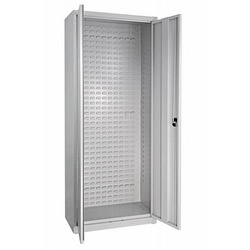 ADB Stahlschrank 40521 lichtgrau 78,0 x 38,0 x 193,0 cm, aufgebaut