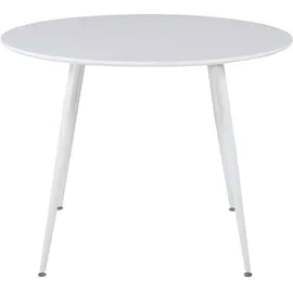 VCM Plaza Esstisch Ø100cm Weiß
