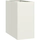 vidaXL Pflanzgefäß 40 x 80 x 80 cm Weiß