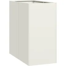 vidaXL Pflanzgefäß 40 x 80 x 80 cm Weiß