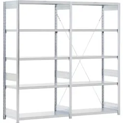 Bito Fachbodenregal Typ:L L2066xH2000xT524 mm, Grund- und Anbaufeldnbaufeld 100 kg verzinkt
