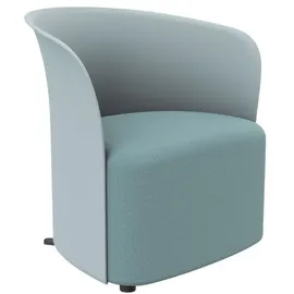 Paperflow Sessel Crown Polyester 73 x 69 x 63,5 cm Blau/Schwarz
