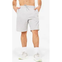 Shorts Herren Baumwollgewebe - grau 3XL