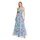 VM by Vera Mont Abendkleid Blumenprint Blau 38