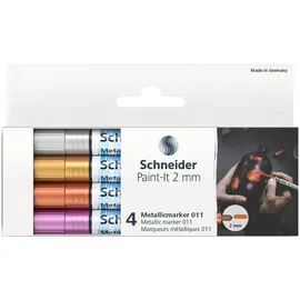 Schneider Paint-It Metallicmarker 4er Set 2 mm