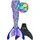 Xtrem Fin Fun Rainbow S/M