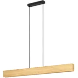 EGLO connect.z Smart-home Led Pendelleuchte Anchorena-Z, Holz Hängelampe, Zigbee, App und Sprachsteuerung Alexa, warmweiß-kaltweiß, Rgb, Fsc100hb, dimmbar,