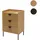 Mendler Highboard 77 x 50 x 42 cm natur / Braun
