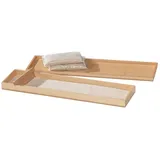 Pertra Sandkasten Grafomotorik-Sandbox Natur
