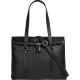 Sansibar Shopper echt Leder schwarz