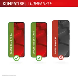 Displex Panzerglas Clear10H für Google Pixel 9, Pixel 9 Pro Pixel 10, Pixel 10 Pro