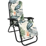 WildFun Liegenauflage, Auflage für Gartenliege 170 x 53 x 8 cm, Auflagen für Deckchair, Polsterauflage für Sonnenliege, Kissen für Liegestuhl (Hawaii-Stil)