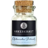 Ankerkraut Afrikanisches Perlensalz, perfekt für die Mühle, ganze Körner, Premium Salz zum Würzen, 170 g im Korkenglas