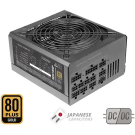 Mars Gaming Mpb1000p (1000 W), PC Netzteil, Schwarz