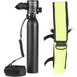 VEVOR 0,5L Tauchflasche Tauchausrüstung Set Tauchtank Tragbar 30m Tauchtiefe